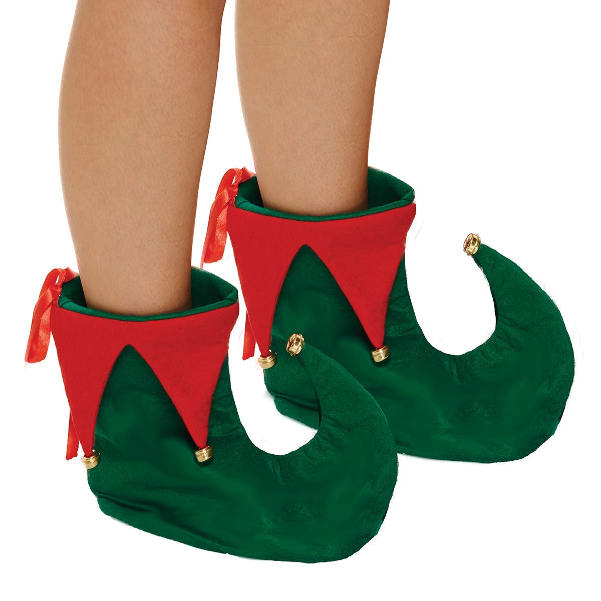 Fna Fashions Adults Deluxe Christmas Elf Shoes Fancy Dress Accessory