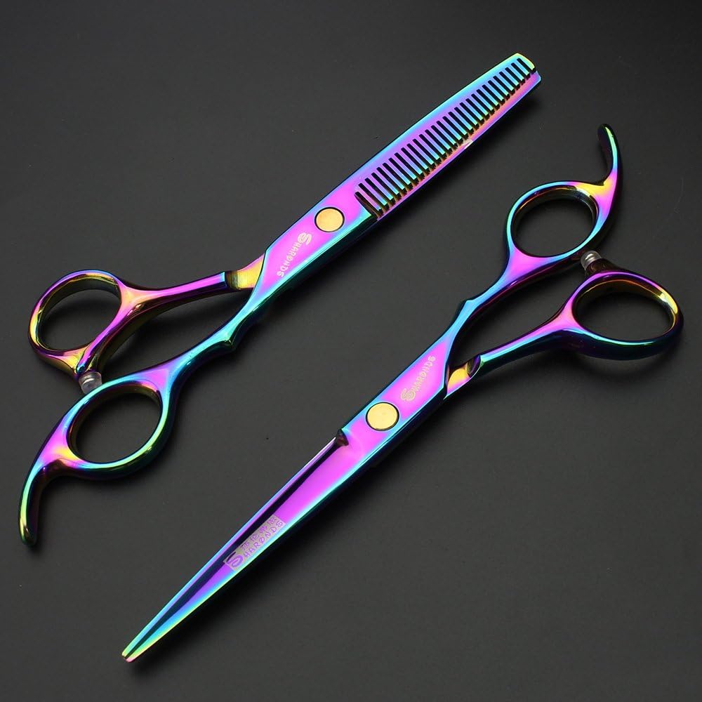 Professional Hair Scissors Hairdressing Cutting+Thinning Scissors Salon Hair Styling Tools - Image 3