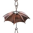 Rain Chain Anchor Stake 30" Copper Ground Stake - Heavy Duty 3mm Iron Rain Chain Stabilizer