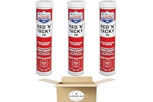 TAYTE SUPREME BOX Lucas Oil Products Red N Tacky Red Lithium Grease, Multipurpose Grease, 14 oz - Pack of 3 (42 oz in Total)