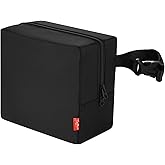 Travel Neck Pillow Bag for trtl Travel Pillow, Waterproof Carrying Case Neck Pillow Protector with Air Tag Pocket & Adjustable Strap, Quick-Release Clasp Easily Attaches to Luggage, Backpacks