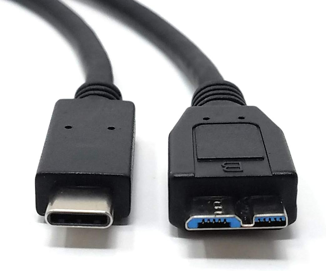 MainCore 2m Long USB C To USB Type Micro B 3.0 Cable Compatible with EXTERNAL HARD DRIVES Super Fast High Speed Data Transfer Charging Sync Data HDD Hard Disk Cord Lead (2m) - Image 3
