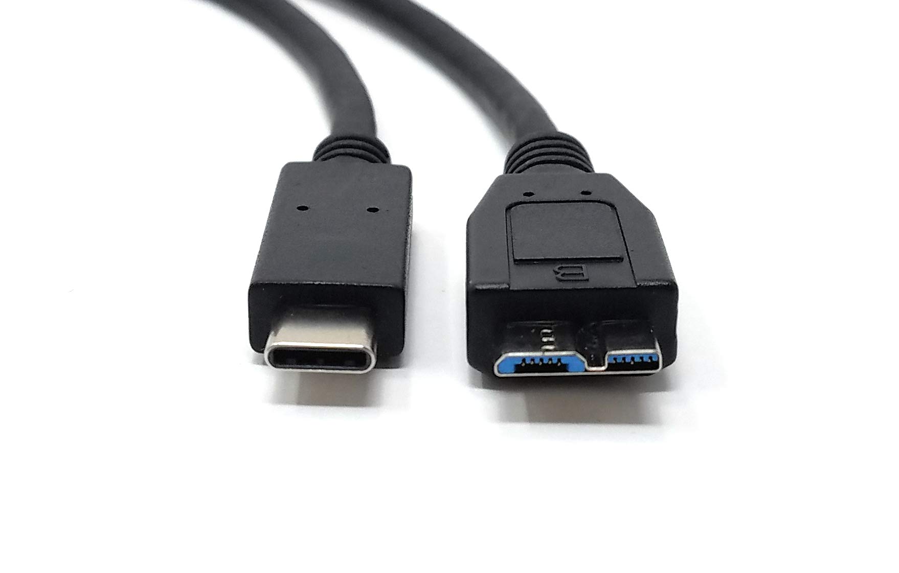 MainCore 1m Long USB C To USB Type Micro B 3.0 Cable Compatible with EXTERNAL HARD DRIVES Super Fast High Speed Data Transfer Charging Sync Data HDD Hard Disk Cord Lead (1m)