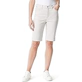 Gloria Vanderbilt Womens Amanda Bermuda High Rise Short Standard
