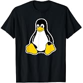 Linux Tux Penguin Mascot Logo Open Source Software Engineer T-Shirt