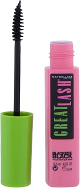 Maybelline Great Lash Mascara Blackest Black Pack of 2 - Volumising & Thickening view 4