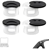 4 Pack Meta Glasses Light Cover, Integrated Design Light Cover, Anti-Scratch Lens Protector, Adjustable Lens Guard Accessories, Compatible with Wayfarer/Skyler/Headliner/Oakley Meta HSTN，White