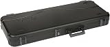 Fender Deluxe Electric Guitar Molded Case Stratocaster Telecaster Black view 2