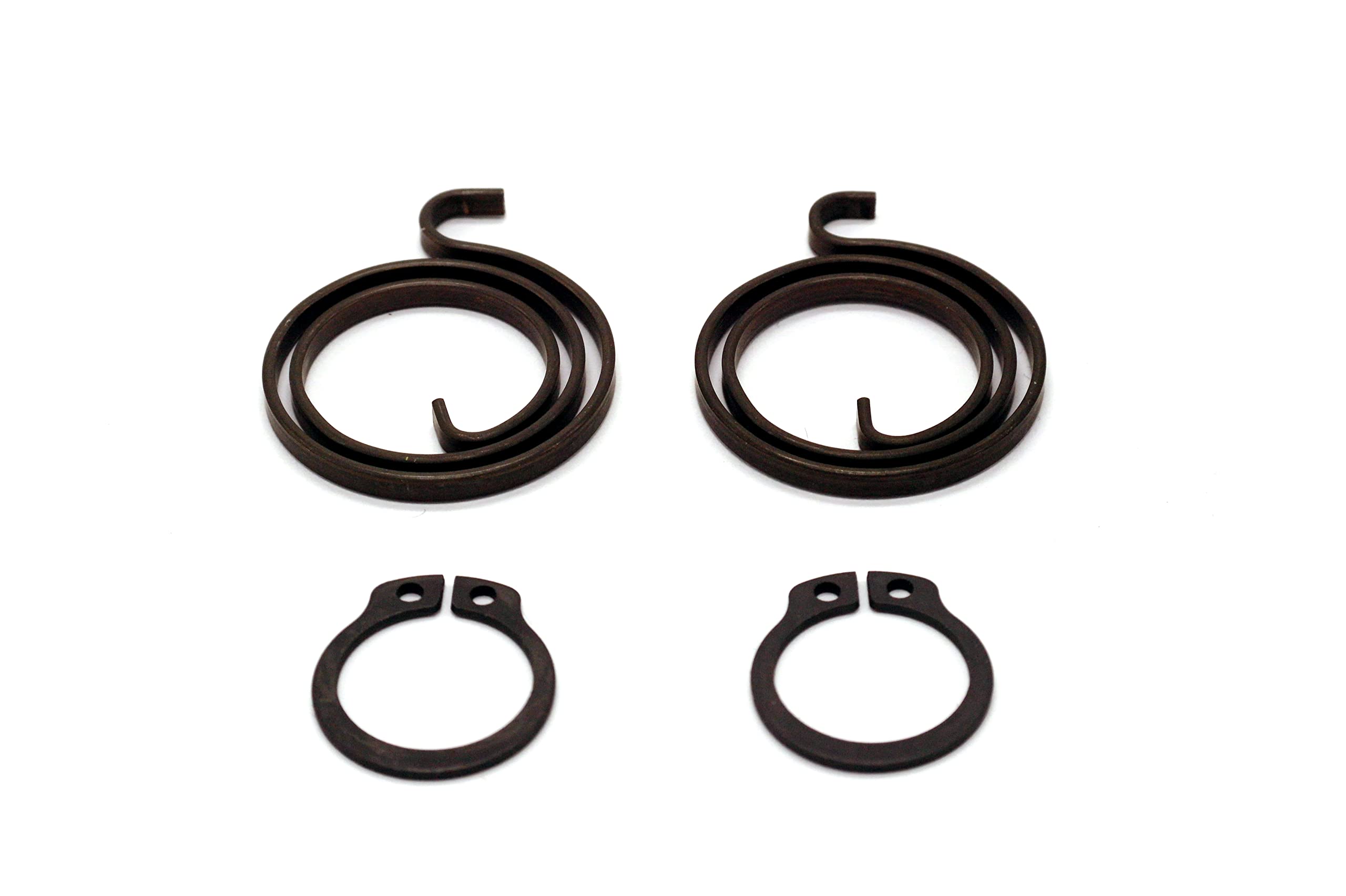Door Handle Repair Kit 4 Springs 2.5 Turns x 2.5mm Thick and 4 Circlips of 13.7mm Inner Diameter Pack of 8 (4 Springs and 4 Circlips) (2.5 Turns x 2.5mm Kit)
