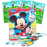 Disney Mickey Mouse Giant Floor Puzzle for Kids (3 Foot Puzzle, 46 Pieces-- Bonus Mickey Mouse Stickers)