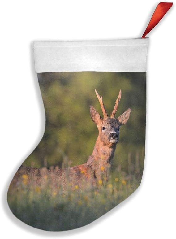 Hirschgras aussehende Wildlife Feld Weihnachtsstrümpfe Weihnachten