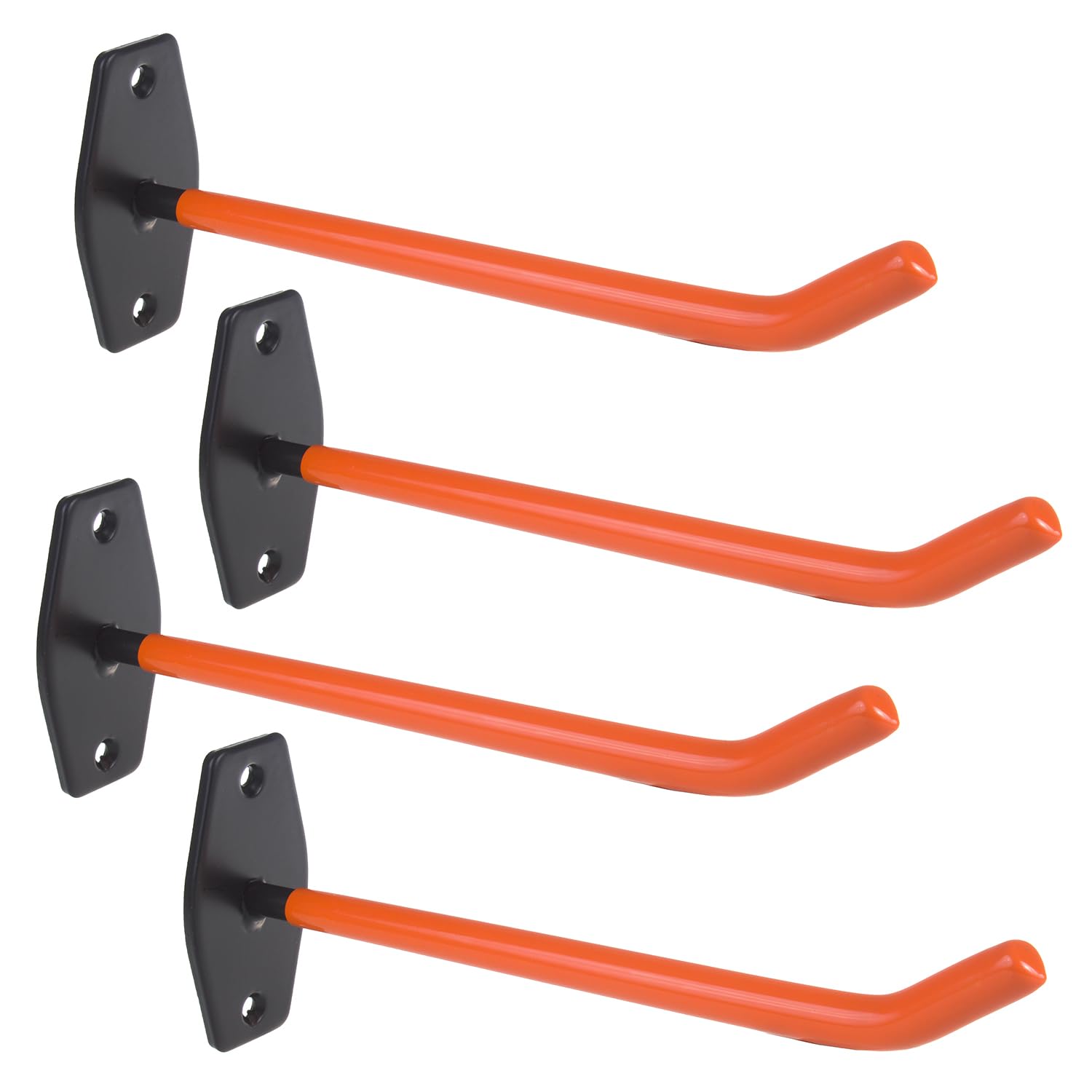 Maclean MC-437 Set of 4 Maclean wall mounts, for tires, wheels, ladder, bicycle, steel, max load 60kg/1 mount, MC-437