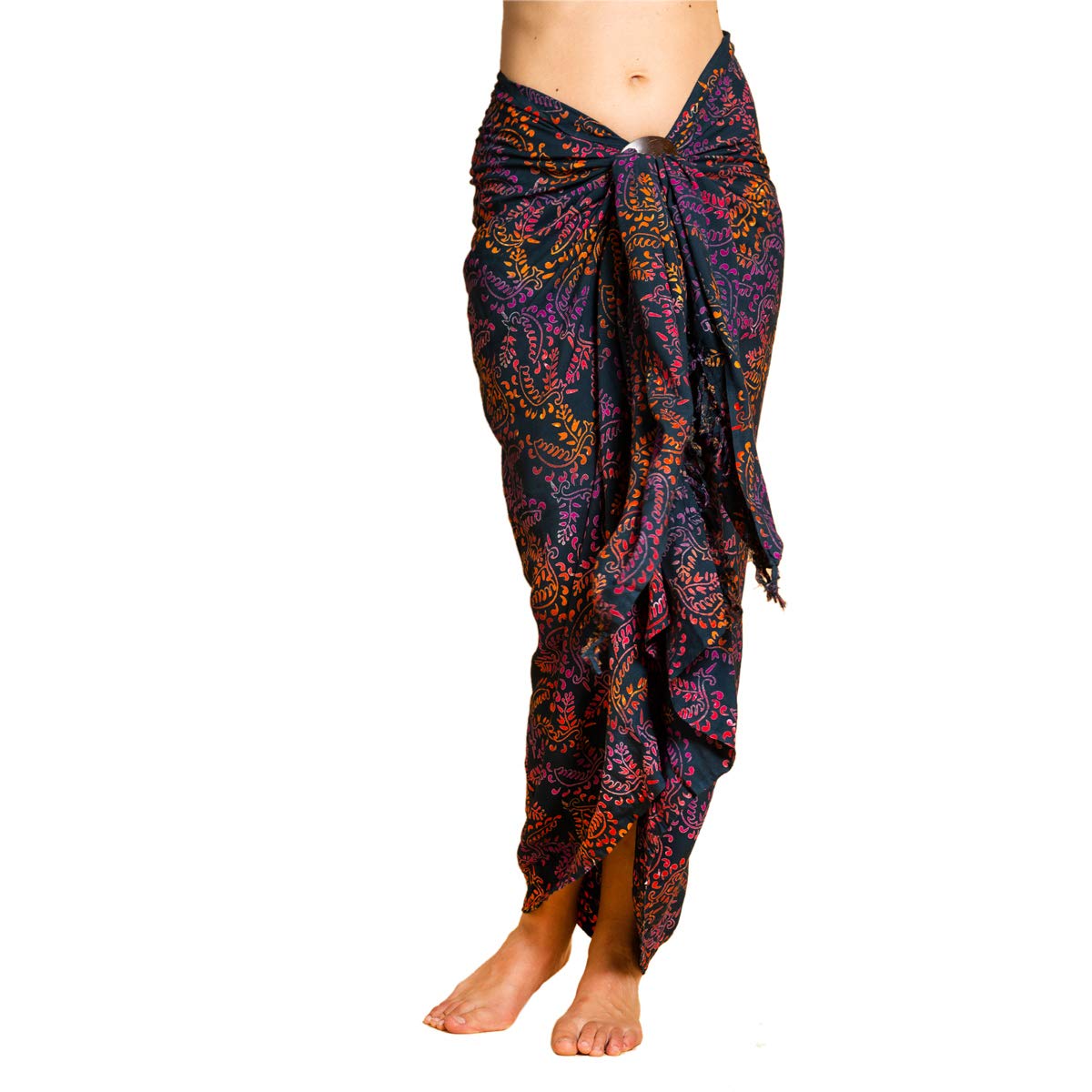 PANASIAM Sarong B022 Fern indigo, L — image 1