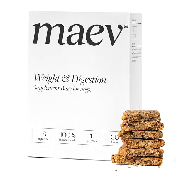 MAEV HUMAN-GRADE WEIGHT & DIGESTION SUPPLEMENT BARS |...