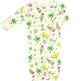 Babysoy Newborn Baby Kimono Wrap Around Snap Sleeper Gown Sack Bundler