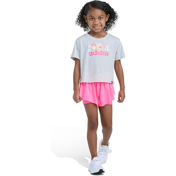 Amazon.com: Nike Girl's Dri-Fit 2-Piece Sets Shorts Outfit