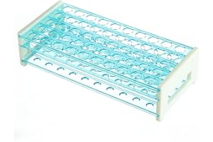 50 Positions Plastic Test Tube Stand Bracket Rack, Detachable centrifuge Tube Rack Aperture 18mm