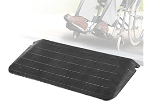 ELLUMIN 3" High Wheelchair Ramp, Rubber Threshold Ramps for Wheelchairs for Home, 5500 lbs Weight Capacity, Non-Slip Surface, Wheelchair,Strollers, Scooters for Home Doorways
