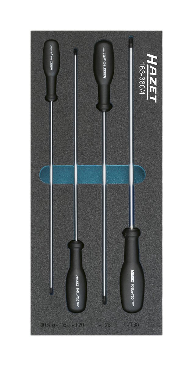 Hazet Torx Screwdriver Set, 163-380/4
