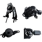 Yllshengyu Engine Motor Transmission Mount Kit for 2005-2010 Scion tC 2.4L | Set of 4 Mounts -AUTO-Direct-OE-9679 9697 9158 9715 A62033 A62037HY bolt-on fit,fixes vibration