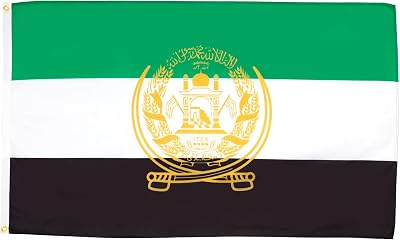 AZ FLAG Afghanistan 2001-2002 Flag 3x5 FT Polyester 100D Two Brass Grommets