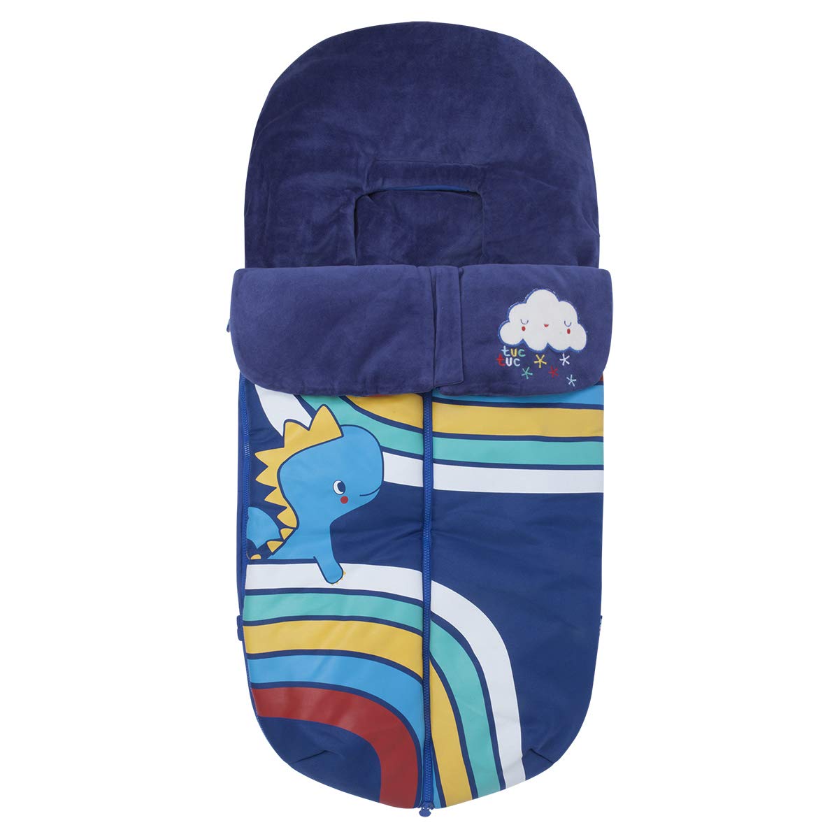 TUC TUC Enjoy and Dream Dragon Winter Footmuff, Blue
