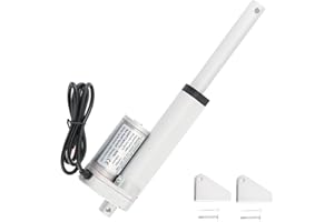 MAOPINER DC12V 4inch Stroke Linear Actuator with Mounting Bracket 900N(202lbs) Maximum Lift 10mm/s for Recliner TV Table Lift Massage Bed Electric Sofa Linear Actuator