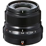 Fujifilm Fujinon Prime Lens XF23mm F2 R WR, Semi-Wide Lens for Fujifilm X Mount Cameras, Black