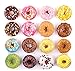LoveS 10Pcs Donut Decorating Kits, 2 Silicone Donut Molds, 6 Stainless Steel Decorating Tips, 1 Translucent Silicone Pastry Bag & 1 Adapter