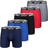 CONKEND Mens Boxer Briefs Icy Cool Sport Boxer Briefs Underwear for Men