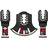 Diablo Universal Fit Bi-Metal Oscillating Blade Set - 3-Piece | Includes Blades for Nail-Embedded Wood, Clean Wood, and General-Purpose Cutting - DOU3BS