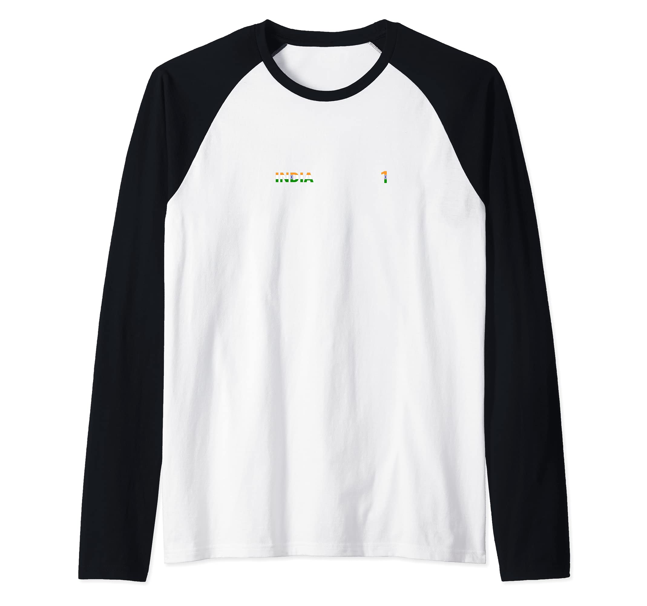 Flag India Raglan Baseball Tee
