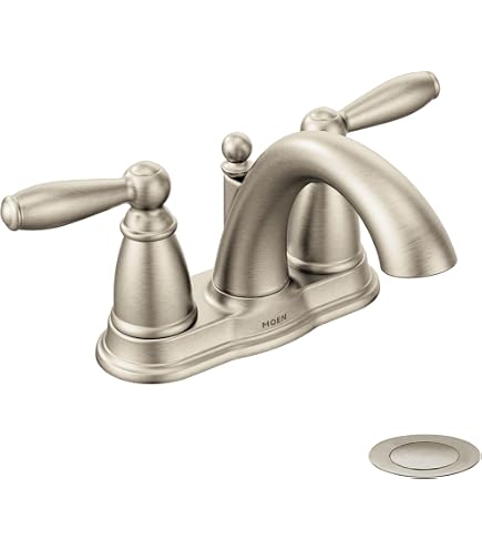 Delta Faucet 26C3934 26T Two-Handle 8-Inch Cast Deck-Mount Bathroom Faucet, Chrome, With Swivel Gooseneck Spout, 3-Hole Installation