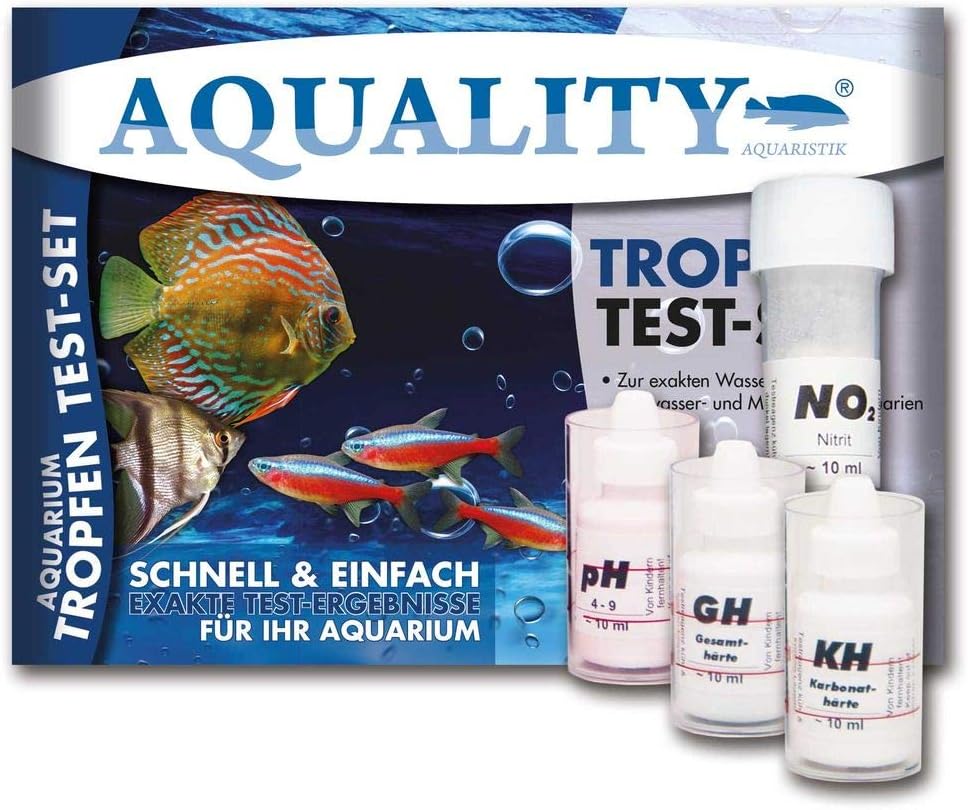 AQUALITY Water Tests (Set of 4) pH, GH, KH and NO2 Test