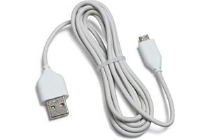 SMAYS Amazon Kindle Replacement Cable Bundle (Micro-USB & USB-C) - White - Compatible with Kindle Touch, Keyboard, DX, Basic, Paperwhite, Oasis & More