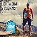 Foxelli Camping Hammock – Lightweight Parachute Nylon Portable Hammock with Tree Ropes and Carabiners, Perfect for Outdoors, Backpacking, Hiking, Camping, Travel, Beach, Backyard & Garden