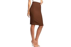 Conceited Skirts for Women - Stretch Pencil Skirt - Wear to Work - Pull On - Midi Length in Regular and Plus Size