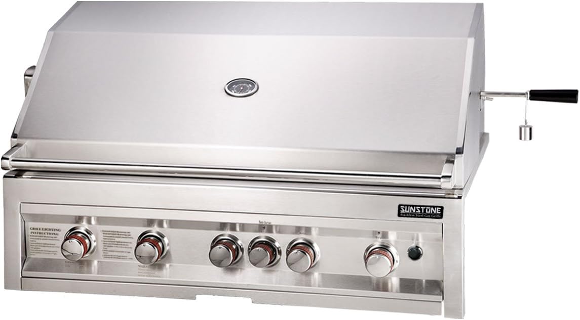review SUNSTONE SUN5B-IR-LP 5-Burner 42-Inch Infrared Propane Gas Grill