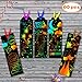 YOBAYE 60 Pcs Scratch Bookmarks Rainbow Paper Art DIY Bookmarks Notes Cards Gift Tags with Satin Ribbons & Scratch Tools for Kids Students Party Favor and Classroom Activities