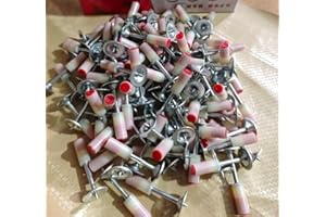 HENGSENLI 100PCS concrete nail gun nail manual steel nail circular nail wall fixing tool ceiling cable trough fixing slotting device maintenance tool