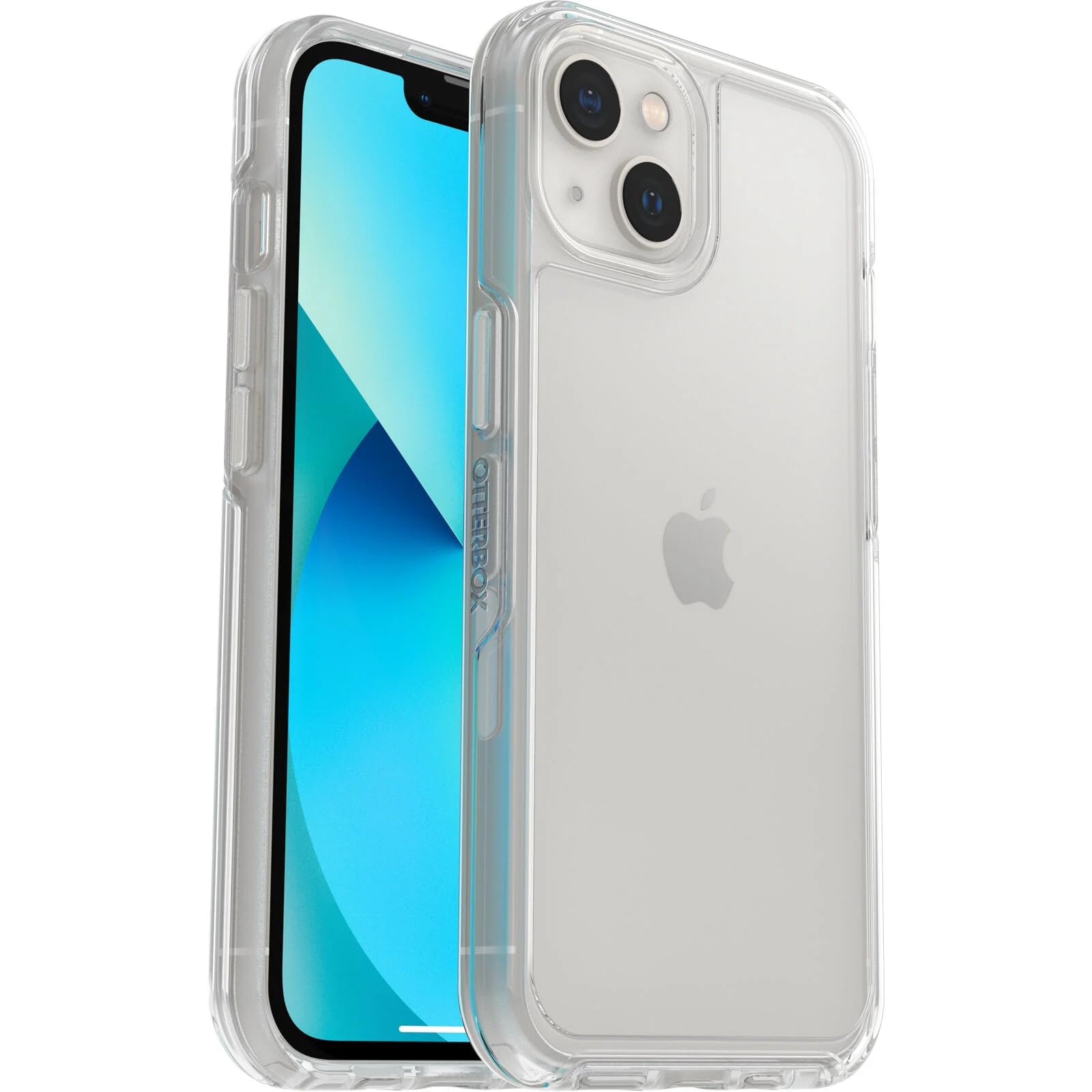 OtterBox iPhone 13 (Only) - Symmetry Clear Series Case - Clear - Ultra-Sleek - Wireless Charging Compatible - Raised Edges Protect Camera & Screen - Non-Retail Packaging