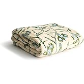 Oversized Throw, Bachelor Buttons Blue Green, One Size