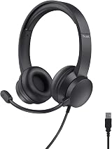 Trust Roha II USB Headset with Microphone, 1.8m Cable, Adjustable Headband view 1