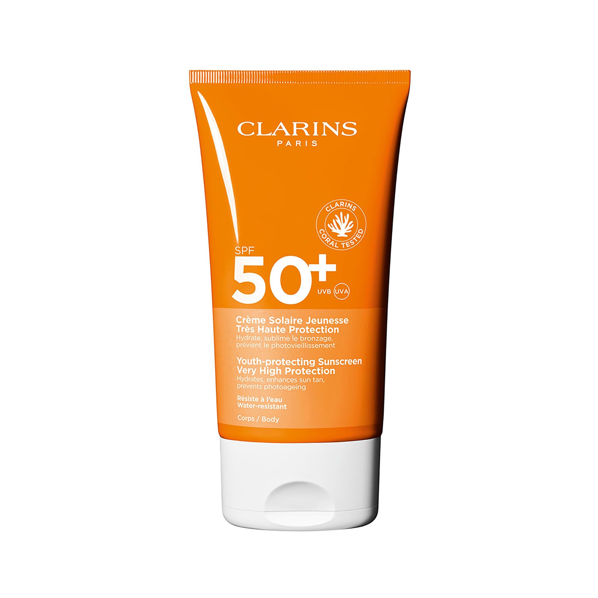 Clarins Youth-protecting Sunscreen for Body SPF50 Very High Protection 150ml