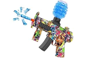 TANSAR Gel Ball Blaster Splat Orby Gun Splatter Electric, Automatic Splat Launcher Outdoor Play Games Toy for Backyard & Garden, Birthday Ideas for Ages 14+ Year Old, Multicolored