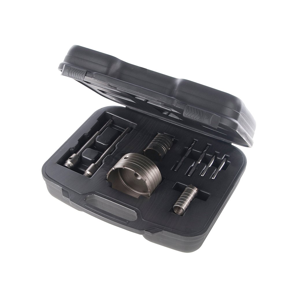 Silverline 633523 TCT Core Drill Kit 9pce 30, 50 and 110 mm