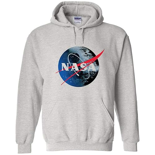 Amazon Com Nasa Death Star Logo Hoodie Shuttle Astronaut Science
