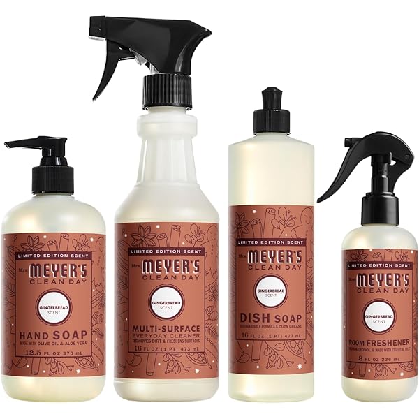 Amazon.com: Mrs. MEYER'S Kitchen Set, Dish Soap, Hand Soap, and