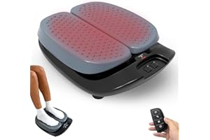 CuPiLo Foot Massager for Neuropathy FSA HSA Eligible, Adjustable Vibration Foot Massager with Heat & Remote Control, Electric Feet Massager for Legs Circulation, Plantar Fasciitis Pain, Stress Relief