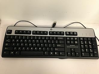 Black & Silver USB Keyboard Model# KU-0316